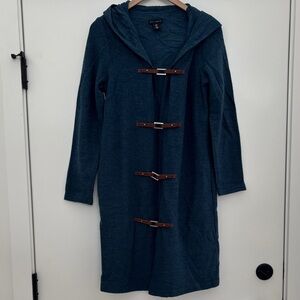 5/$25 Willi Smith Hooded Wool Sweater Jacket